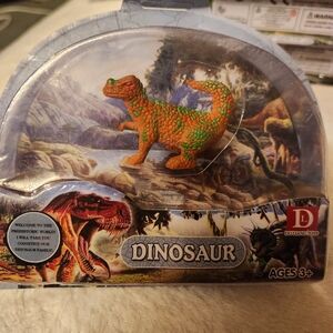 Dinosaur Action Figure - Orange and Green